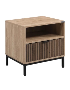 ΚΟΜΟΔΙΝΟ Fylliana Rythmos SONOMA-WALLNUT ΧΡΩΜΑ 50x40x50εκ