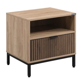ΚΟΜΟΔΙΝΟ Fylliana Rythmos SONOMA-WALLNUT ΧΡΩΜΑ 50x40x50εκ