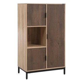 ΒΙΤΡΙΝΑ Fylliana Rythmos SONOMA-WALLNUT ΧΡΩΜΑ 70x40x120εκ