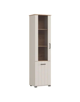 ΒΙΤΡΙΝΑ LAMBETH 1K VS1 191 CASHMERE-ARTISAN OAK 50x36x191εκ