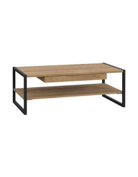 ΤΡΑΠΕΖΑΚΙ ΣΑΛΟΝΙΟΥ TERRANO RIVIERA OAK ΧΡΩΜΑ 111x60x40εκ