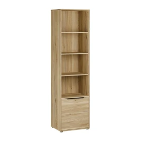 ΒΙΒΛΙΟΘΗΚΗ-ΡΑΦΙΕΡΑ ARIA MAUVELLA OAK ΧΡΩΜΑ 54x42x200εκ