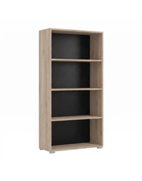ΒΙΒΛΙΟΘΗΚΗ Fylliana Ordina 4 GREY OAK ΧΡΩΜΑ 70x25x142εκ