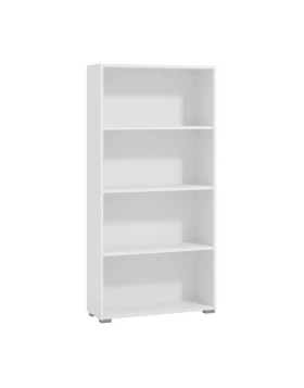 ΒΙΒΛΙΟΘΗΚΗ Fylliana Ordina 4 ΛΕΥΚΟ ΧΡΩΜΑ 70x25x142εκ