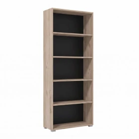 ΒΙΒΛΙΟΘΗΚΗ Fylliana Ordina 5 GREY OAK ΧΡΩΜΑ 70x25x177εκ