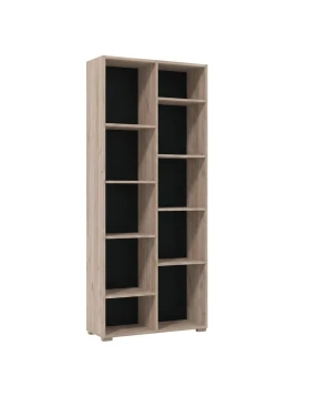 ΒΙΒΛΙΟΘΗΚΗ Fylliana Modulus 5 GREY OAK ΧΡΩΜΑ 70x33x177εκ