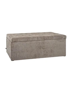 ΣΚΑΜΠΟ-ΤΑΜΠΟΥΡΕ ΜΕ ΑΠΟΘΗΚΕΥΤΙΚΟ ΧΩΡΟ Fylliana Comfy TAUPE ΧΡΩΜΑ 130x50x46εκ