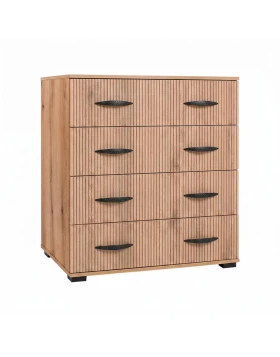ΣΥΡΤΑΡΙΕΡΑ Fylliana New Imperium 4F NATURAL CANELLA OAK ΧΡΩΜΑ 90x44x106εκ