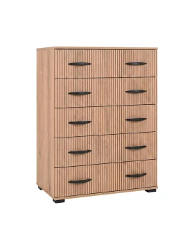 ΣΥΡΤΑΡΙΕΡΑ Fylliana New Imperium 5F NATURAL CANELLA OAK ΧΡΩΜΑ 90x44x127εκ