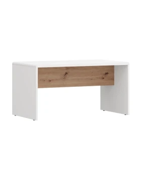 ΤΡΑΠΕΖΑΚΙ ΣΑΛΟΝΙΟΥ SEDICO ΛΕΥΚΟ-ΛΕΥΚΟ HIGH GLOSS-ARTISAN OAK 90x50x47εκ