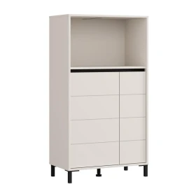 ΒΙΤΡΙΝΑ MARRON 2K2V POP 135 CASHMERE-ΜΑΥΡΟ ΜΑΤ 74x40x135εκ