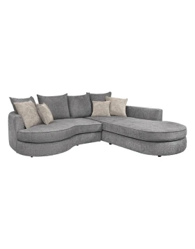 ΚΑΝΑΠΕΣ Fylliana Cosmo ΔΕΞΙΑ ΓΩΝΙΑ ΓΚΡΙ 300x220xεκ