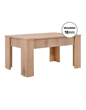 ΤΡΑΠΕΖΙ ΣΑΛΟΝΙΟΥ Fylliana Alicante NATURAL CANELLA OAK ΧΡΩΜΑ 100x50x47εκ