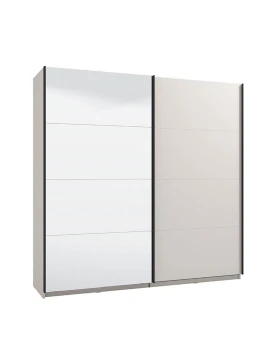 ΝΤΟΥΛΑΠΑ ΜΕ ΚΑΘΡΕΦΤΗ LUCCA 220 OG H217 CASHMERE ΧΡΩΜΑ 220x61x217εκ