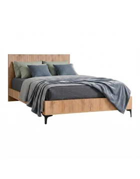 ΚΡΕΒΑΤΙ Fylliana Alicante NATURAL CANELLA OAK ΧΡΩΜΑ 150x210x110εκ (140x200)