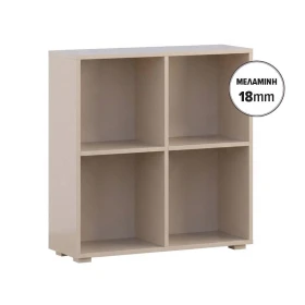 ΒΙΒΛΙΟΘΗΚΗ-ΡΑΦΙΕΡΑ Fylliana Smart 4P 18 CASHMERE ΧΡΩΜΑ 74x29x76εκ