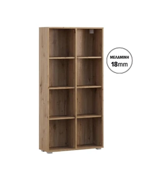 ΒΙΒΛΙΟΘΗΚΗ-ΡΑΦΙΕΡΑ Fylliana Smart 8P 18 ARTISAN ΧΡΩΜΑ 74x29x146εκ