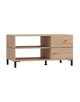 ΤΡΑΠΕΖΑΚΙ ΣΑΛΟΝΙΟΥ MARRON ARTISAN-ΜΑΥΡΟ ΜΑΤ 102x55x52εκ