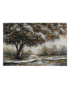 ΠΙΝΑΚΑΣ ΣΕ ΚΑΜΒΑ Fylliana FL1784 ΛΕΥΚΟ-ΜΠΕΖ 80x120εκ