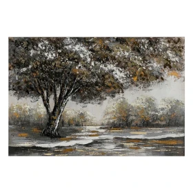 ΠΙΝΑΚΑΣ ΣΕ ΚΑΜΒΑ Fylliana FL1784 ΛΕΥΚΟ-ΜΠΕΖ 80x120εκ