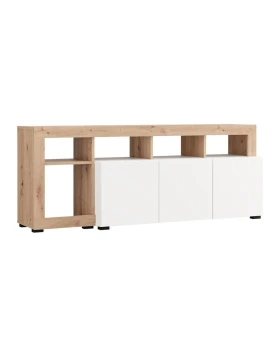 ΕΠΙΠΛΟ ΤΗΛΕΟΡΑΣΗΣ ARGYLL TV 154 3K 1F1V OP ΛΕΥΚΟ ΜΕ ARTISAN OAK ΧΡΩΜΑ 154x40x61εκ