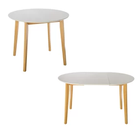 Τραπέζι τραπεζαρίας ανοιγόμενο MAX S Λευκό 