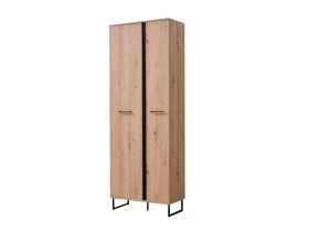 Έπιπλο χωλ SARDINIA P2 Artisan oak/Μαύρο