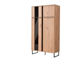 Βιτρίνα SARDINIA 2K VS1 Artisan oak/Μαύρο