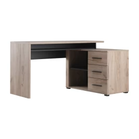 Γραφείο Arhimed Grey oak/Μαύρο