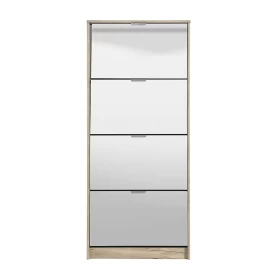 Παπουτσοθήκη Hugo 24 Grey oak με καθρέπτη