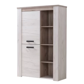 Βιτρίνα Kent POP N Grey oak/White oak