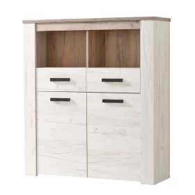 Βιτρίνα Kent POP 2F Grey oak/White oak