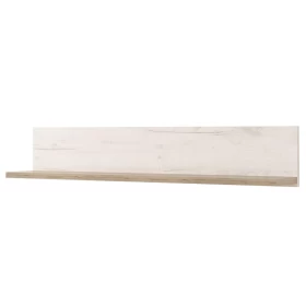 Ράφι τοίχου Kent ZP Grey oak/White oak 