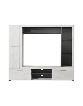 Κέντρο ψυχαγωγίας Lorca White oak/Μαύρο
