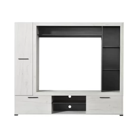 Κέντρο ψυχαγωγίας Lorca White oak/Μαύρο