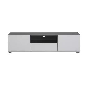 Έπιπλο TV Enzo-150 Λευκό/Black Grey 