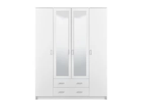 Ντουλάπα Hana 4K2F2O White 