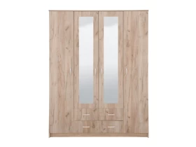 Ντουλάπα Hana 4Κ2FO Grey oak