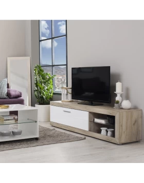 Έπιπλο TV Remo Grey oak/Λευκό