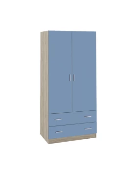 Ντουλάπα Smile Grey oak/Σιελ