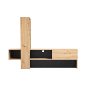 Έπιπλο TV Orense Artisan oak/Μαύρο