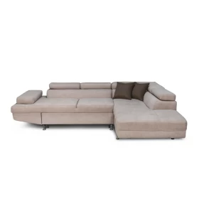 Καναπές γωνία RIO-M 3+4 Δεξιά Taupe/Καφέ