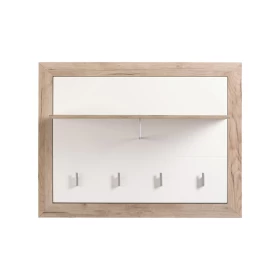 ΕΠΙΠΛΟ ΧΟΛ Astor CIV Grey Oak - Λευκή Λάκα 93*26*71
