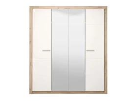 ΝΤΟΥΛΑΠΑ Astor 4K2O Grey Oak -Λευκή Λάκα 179.5*55.5*204 wrd