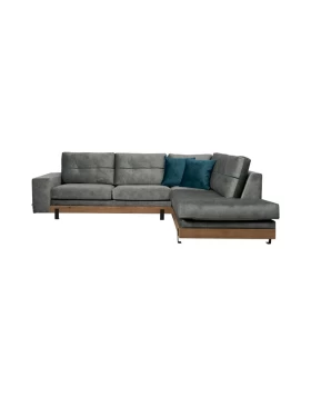 ΚΑΝΑΠΕΣ ΓΩΝΙΑ Murcia ΣΚΟΥΡΟ ΓΚΡΙ-NAVY BLUE ΔΕΞΙΑ ΓΩΝΙΑ 280*220
