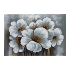 ΠΙΝΑΚΑΣ ΜΕ ΚΑΜΒΑ WHITE FLOWER 120*2.8*80 