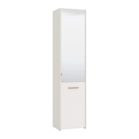 ΠΑΠΟΥΤΣΟΘΗΚΗ ΜΕ ΚΑΘΡΕΦΤΗ MENORCA 1K OG ΛΕΥΚΟ-ΛΕΥΚΟ HIGH GLOSS 46.5*37.5*199εκ
