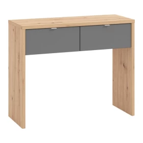 ΚΟΝΣΟΛΑ ANDORA ARTISAN OAK-ΓΚΡΙ ΓΡΑΦΙΤΗΣ-ΓΚΡΙ ΓΥΑΛΙ 92*35*75εκ
