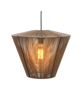 ΜΟΝΟΦΩΤΟ Fylliana Cord ΚΑΦΕ 40x32εκ Ε27
