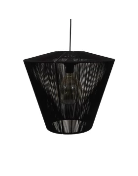 ΜΟΝΟΦΩΤΟ Fylliana Cord ΜΑΥΡΟ 50x35εκ E27